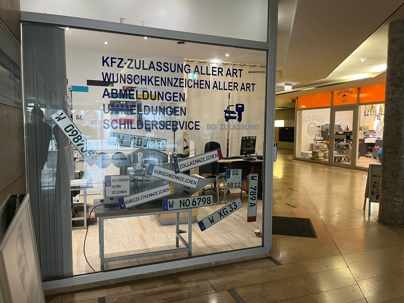 Autoschilder Auswahl